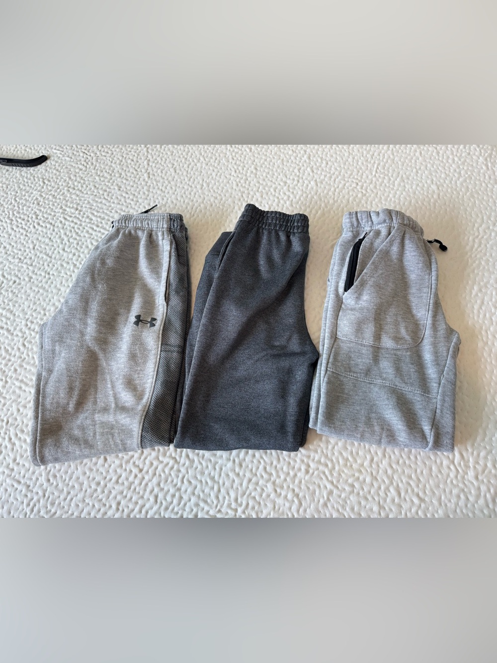 Kids Grey and Charcoal Jogger Set - 3 Pack